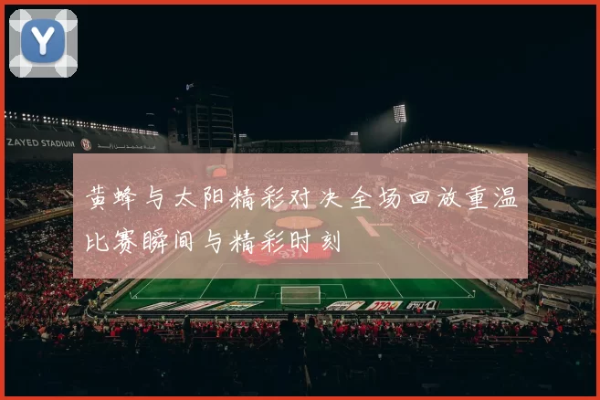 黄蜂与太阳精彩对决全场回放重温比赛瞬间与精彩时刻